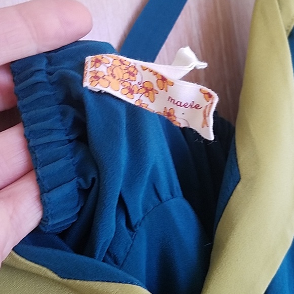 Anthropologie Maeve Silk Floral Dress - Picture 5 of 7